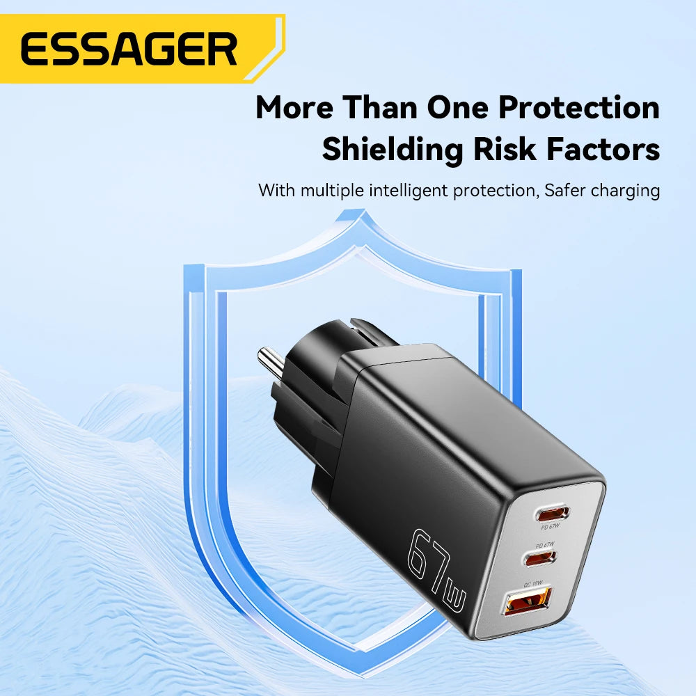 GaN USB C Charger 67W 45W Fast Charging For iPhone - Smarsty