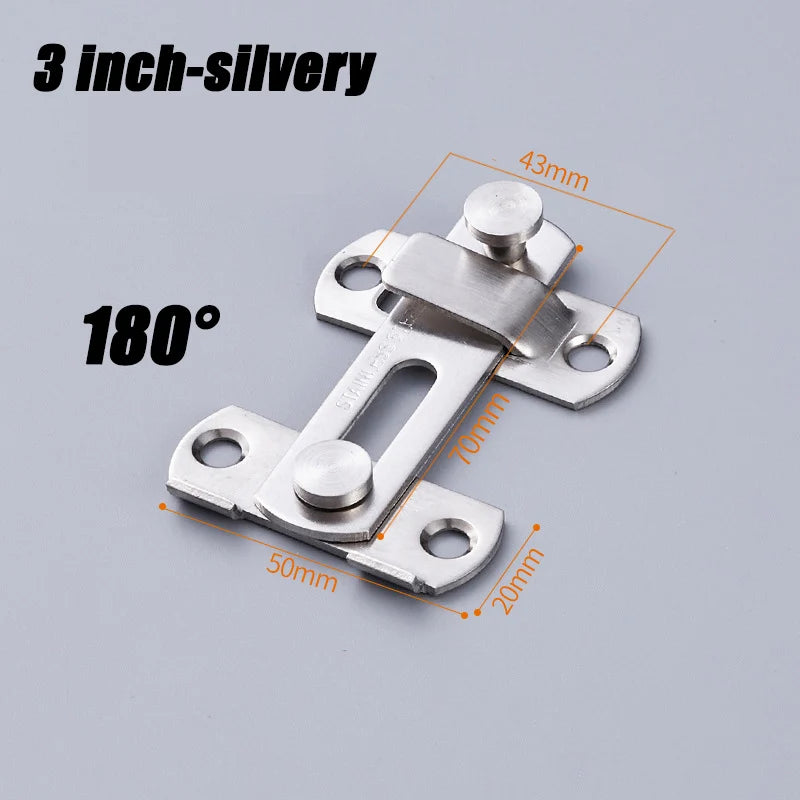Sliding Barn Door Latch Sliding Right Angle Door Latch Door Bolt Wine Cooler Closet Window Door Latch Plug Baby Safety Latch - Smarsty