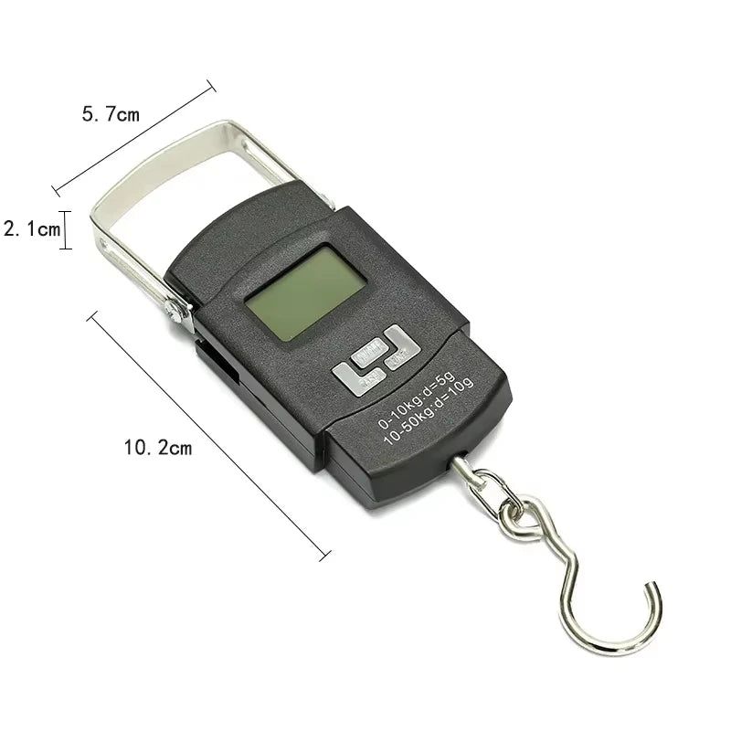 Portable 50kg Luggage Scale with LCD Display - Smarsty