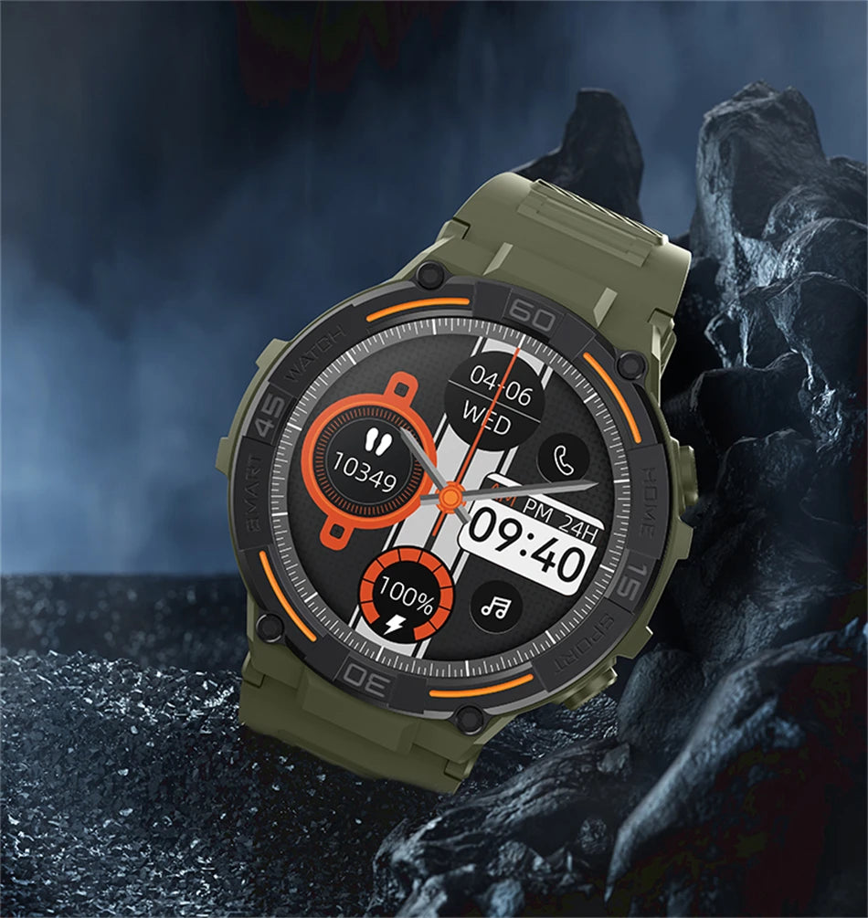 Military Smartwatch for Men with Health Monitoring Features - Smarsty