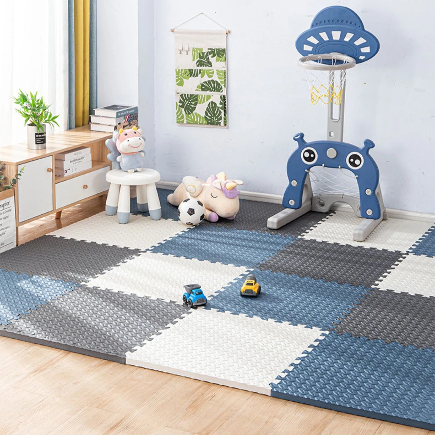 Puzzle Mat For Children Tiles Foam Baby Play Mat Kids Carpet Mat for Home Workout Equipment Floor Padding for Kids by Smarsty