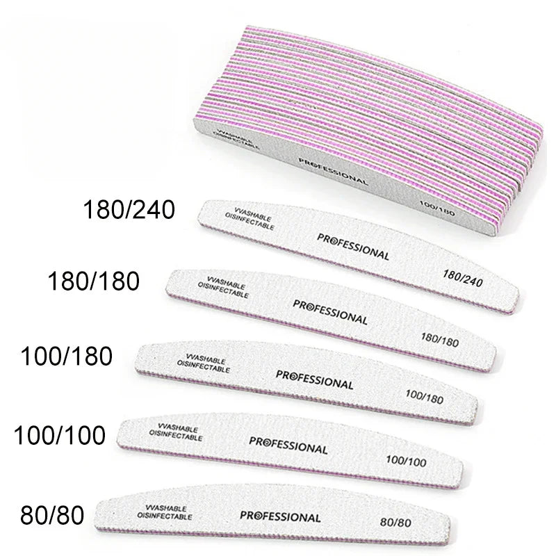 Professional Nail File Set for Gel Polishing 5 Pieces - Smarsty