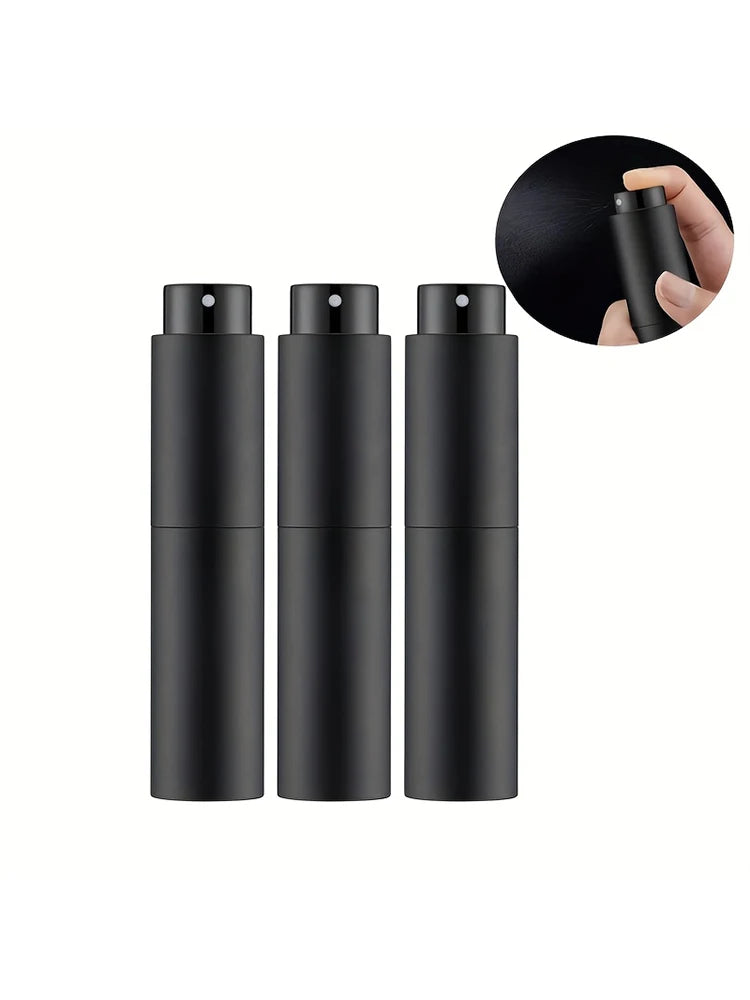 Refillable Travel Perfume Sprayer 10ml Black Container - Smarsty