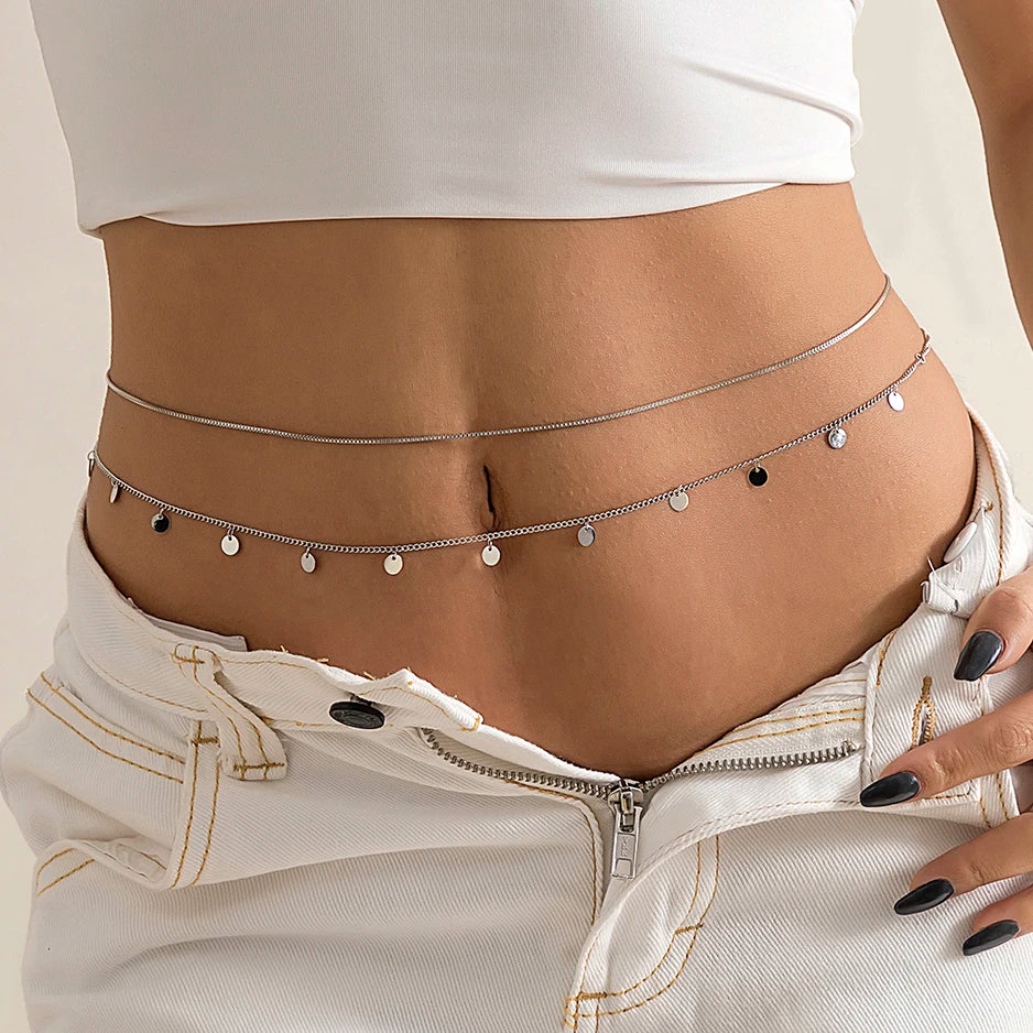 Ingemark Sexy Flat Snake Chain Waist Belt for Women - Smarsty