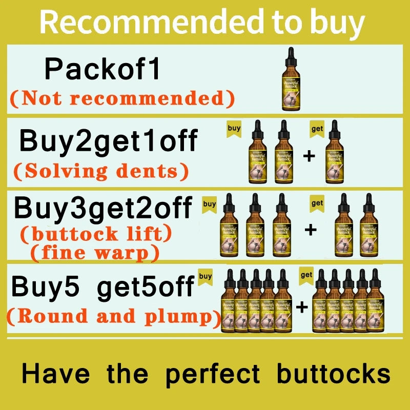 Butt Enhancement Essential Oil for Lifting and Firming - Smarsty