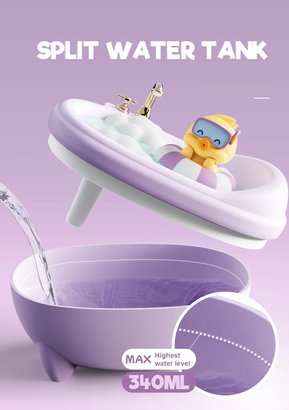 Tub Air Humidifier Silent USB Aromatherapy Diffuser - Smarsty