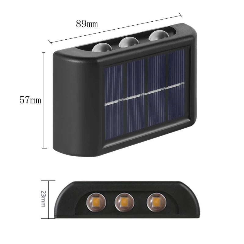 Solar LED Outdoor Light with Motion Sensor Waterproof Design - Smarsty