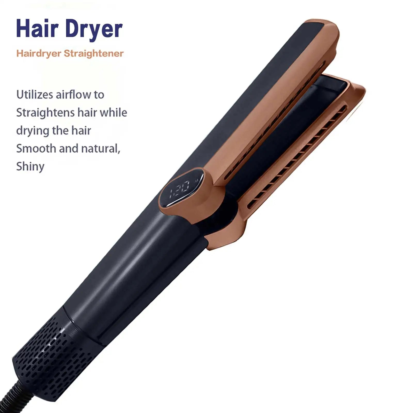 2in1 Professional Hair Straightener and Dryer with Anion Technology - Smarsty