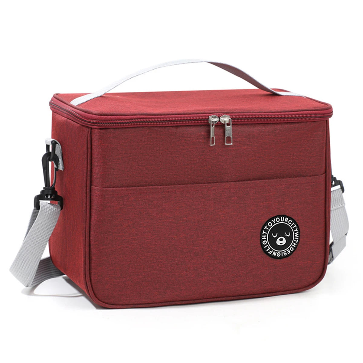 Waterproof Insulated Lunch Bag With Durable Shoulder Strap - Smarsty