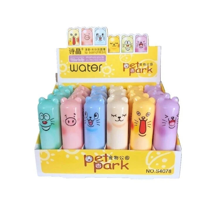 Moisturizing Fruit Flavor Lip Balm Set of 24 - Smarsty