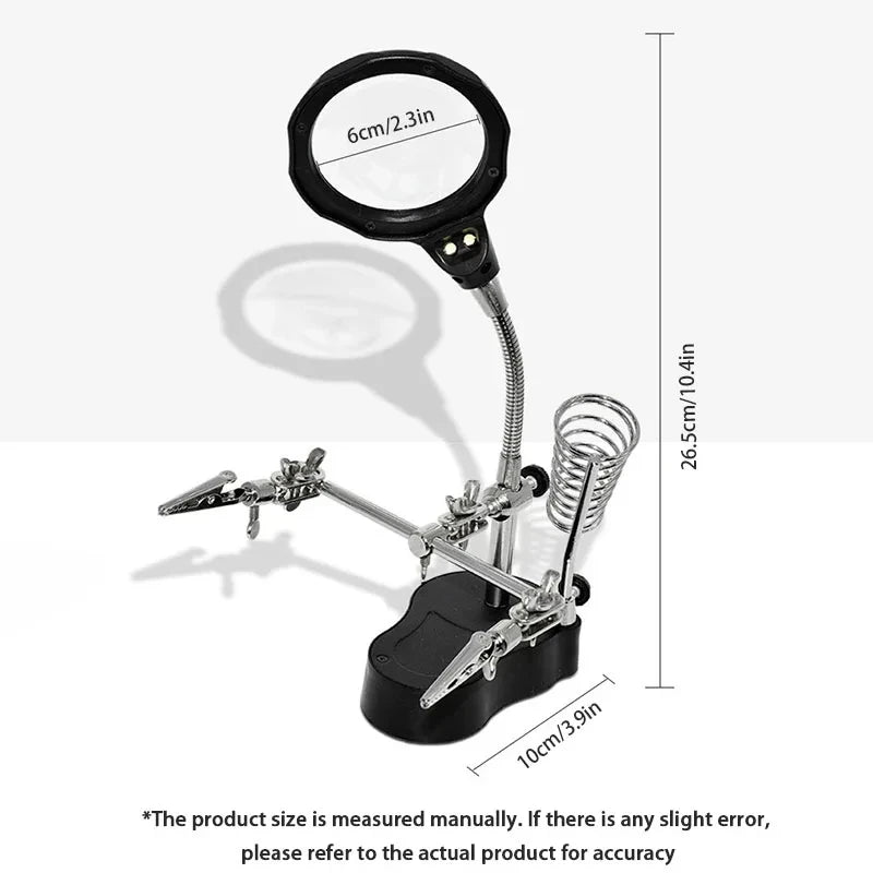 Lighted Magnifying Glass Repair Tool for Mobile Devices - Smarsty