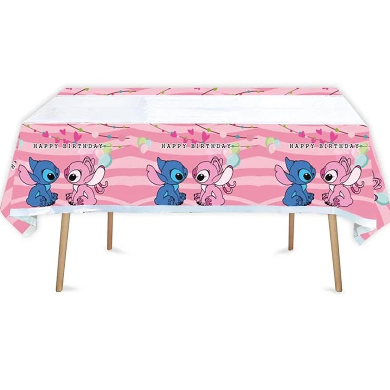 Disney Stitch Party Tablecloth for Kids Birthday Celebrations - Smarsty