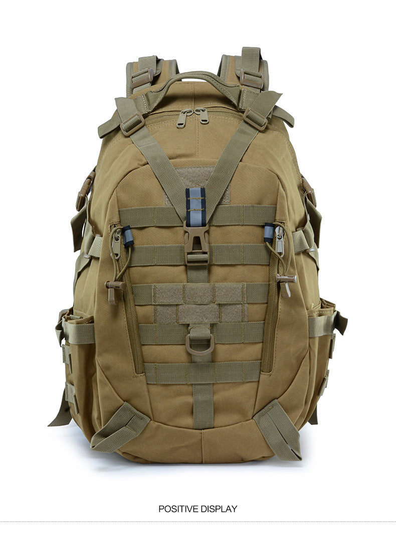 40L Tactical Backpack for Men Camping Hiking Backpacks Reflective Outdoor Travel Bags Survival Molle Climbing Rucksack Bag - Smarsty
