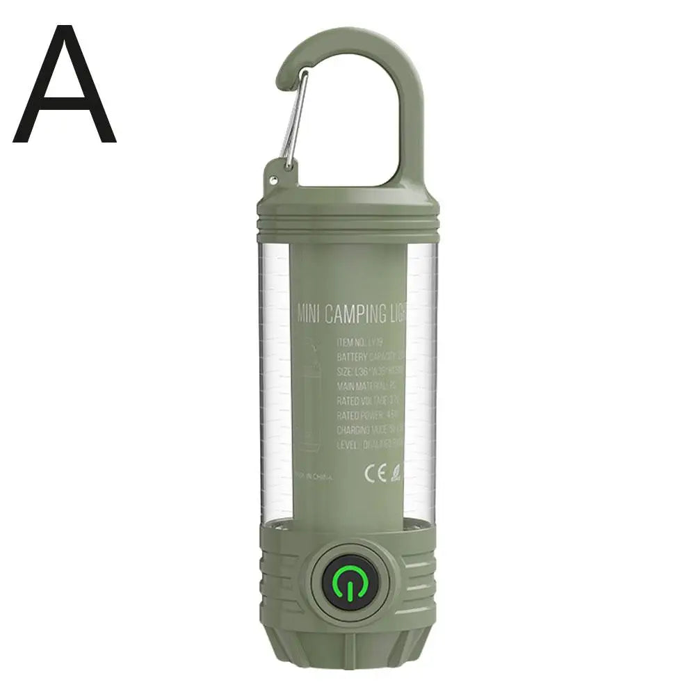 1000LM Super Bright Outdoor Hiking Fishing Tent Lamp 1200mAh Rechargeable Dual Light Source Tent Light Outdoor Camping Lantern by Smarsty