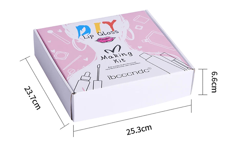 DIY Lip Gloss Making Kit Moisturizing Lip Gloss Base Diy Raw Material Tool Kit Shiny Glitter Lip Tints Glaze Handmade Cosmetics