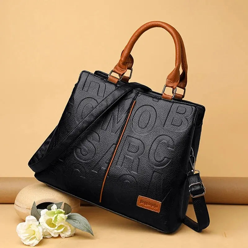 PU Leather Crossbody Bag for Women Large Capacity Travel - Smarsty