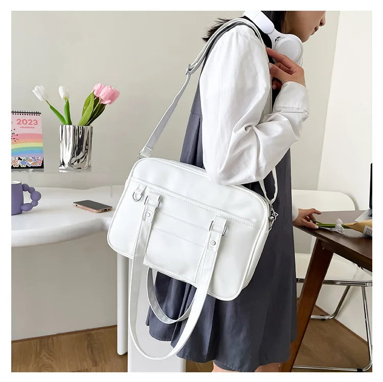Japanese Style JK Bag Women PU Leather Crossbody Bag - Smarsty