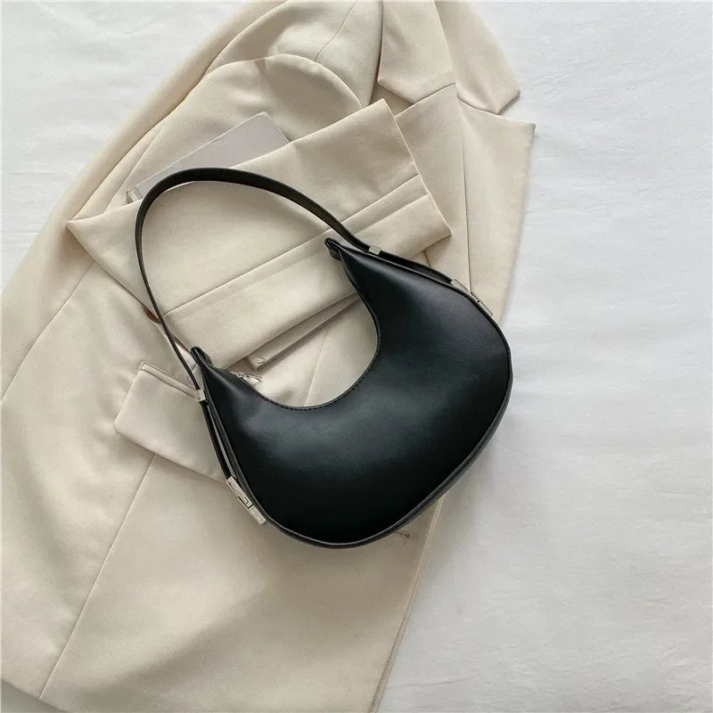 Luxury PU Leather Hobo Bag For Women With Zipper Closure - Smarsty