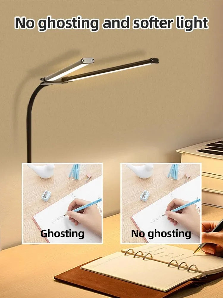 Dimmable LED Clip Desk Lamp for Reading - Smarsty