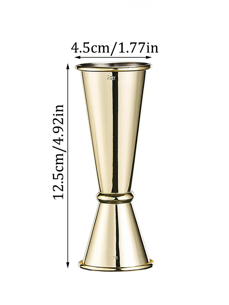 Dual Shot Stainless Steel Jigger for Perfect Cocktails - Smarsty