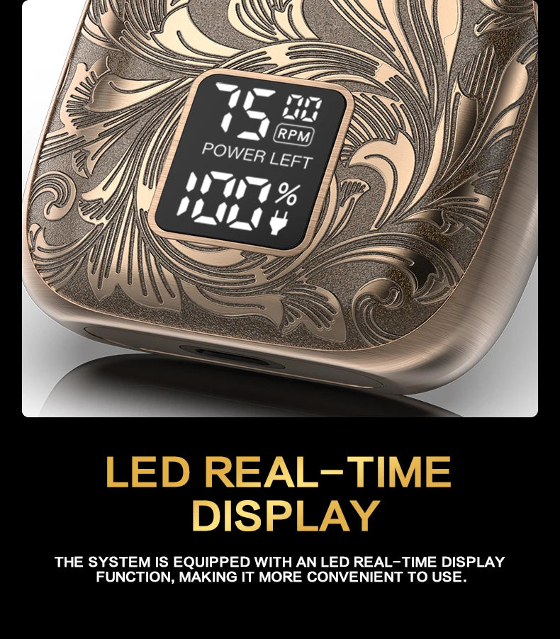 Ufree Close Shaver Electric Foil Shavers for Men, 3-Speed Electric Razor, Home appliance, Face Shaving Beard Trimmer with LCD