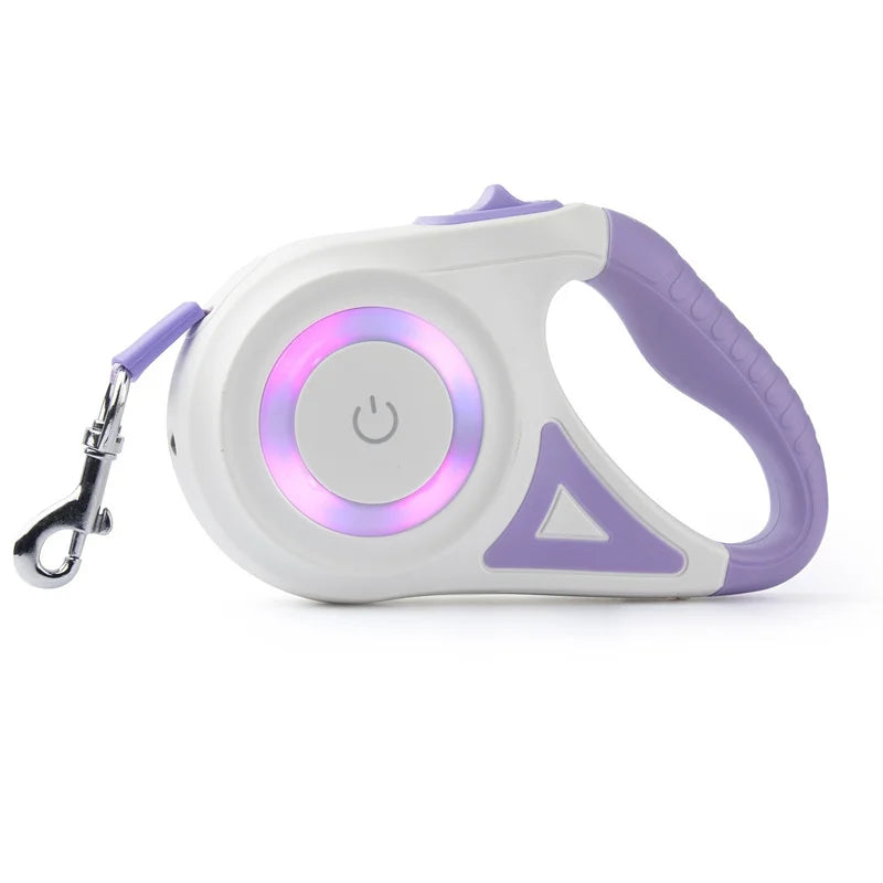5M Automatic Retractable Dog Leash with LED Flashlight - Smarsty