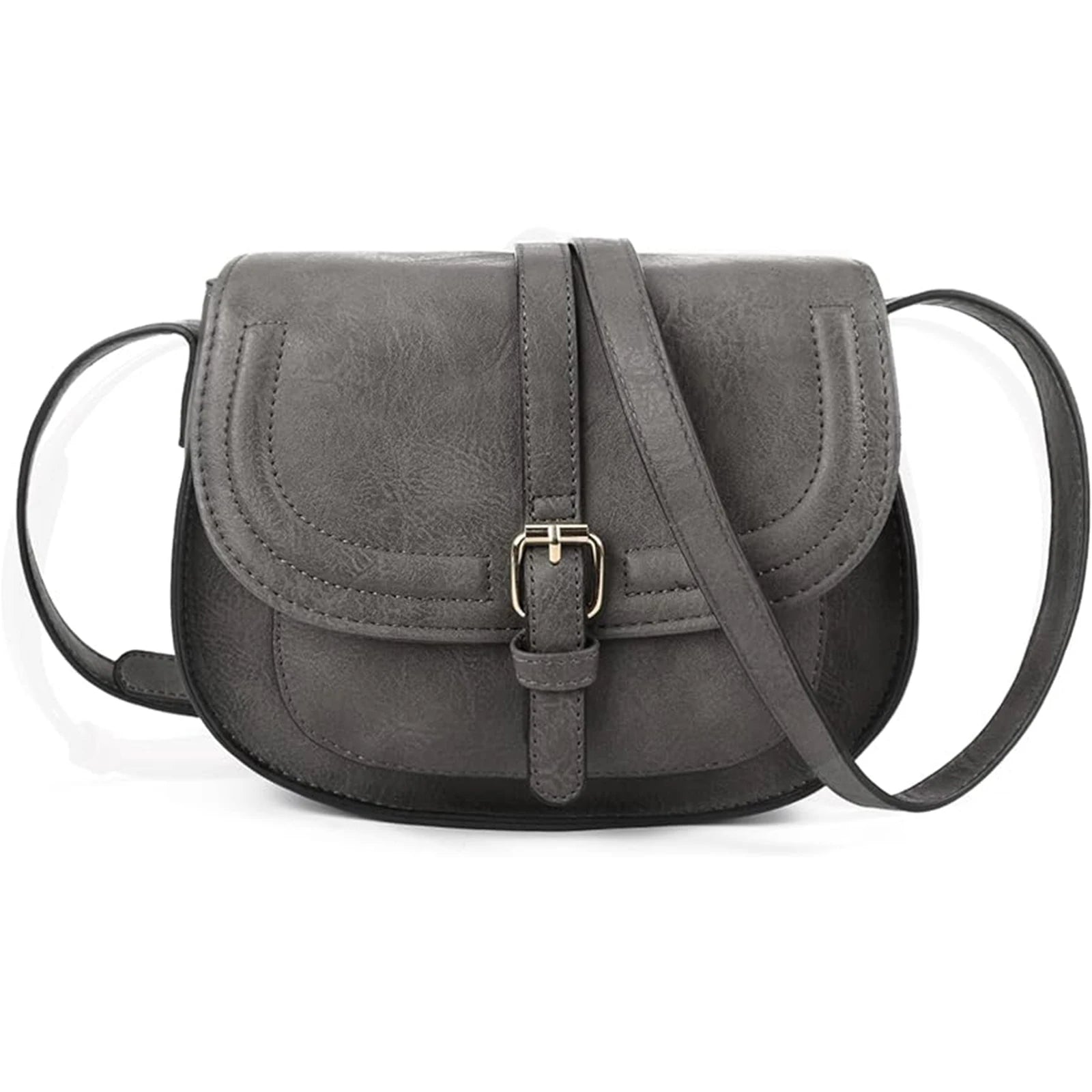 Boho Faux Leather Crossbody Bag For Women With Strap - Smarsty