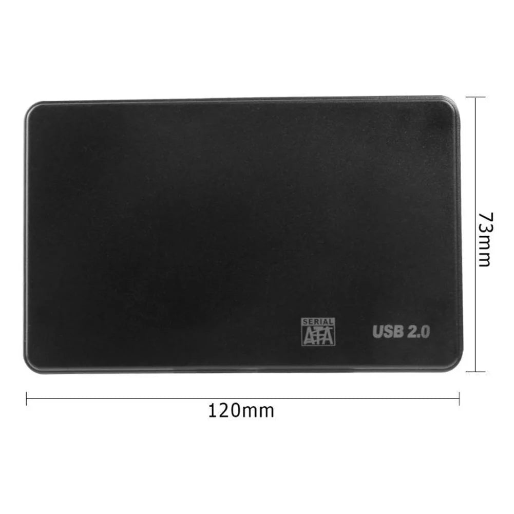 Plastic 3TB USB 2.0/3.0 Hard Disk HD Enclosure Super Speed for Windows Enclosure 2.5 inch SATA SSD HDD Mobile Case