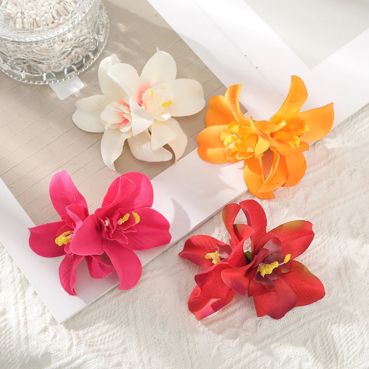 Elegant Bohemian Flower Hair Clips for Women - Smarsty