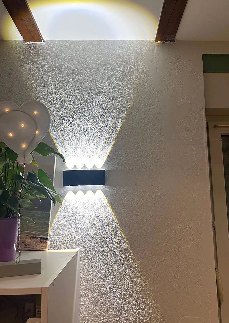 Waterproof Aluminum LED Wall Lamp for Indoor and Outdoor Use - Smarsty
