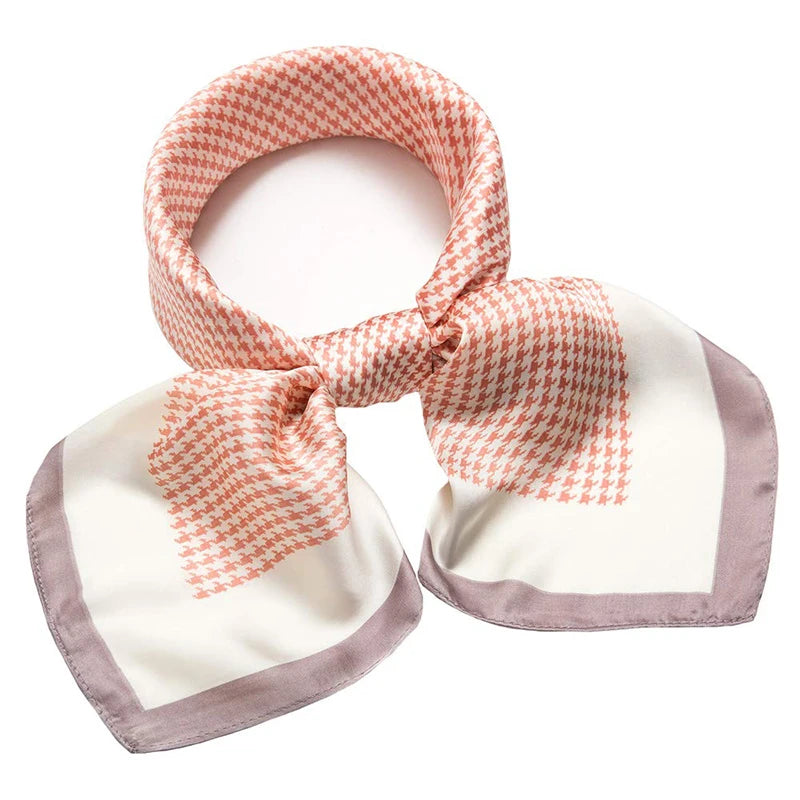 Luxury Silk Scarf Women Satin Shawl Sun Protection Wrap - Smarsty