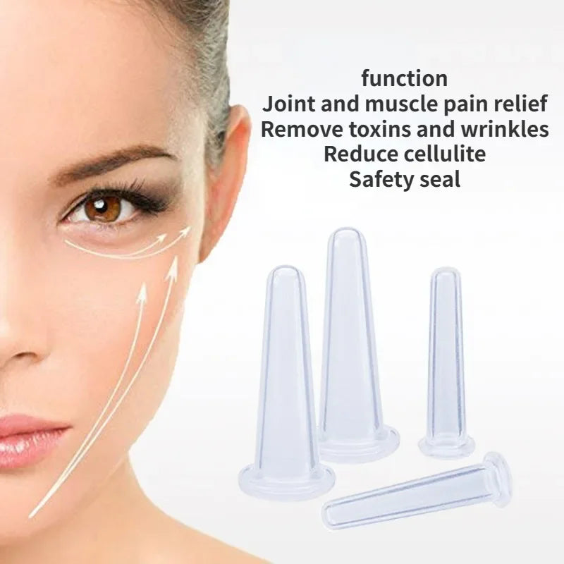 Silicone Vacuum Cupping Massage Jars for Anti Cellulite - Smarsty
