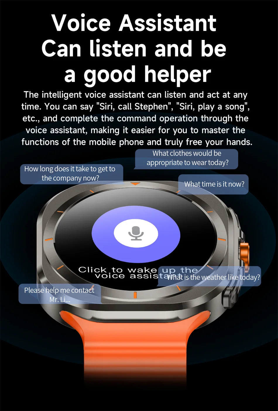 Samsung Galaxy Watch 7 Ultra GPS Smart Watch for Men - Smarsty