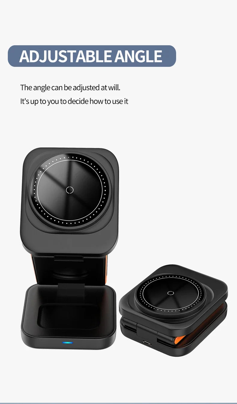 Foldable 30W Magnetic Wireless Charging Stand For iPhone - Smarsty