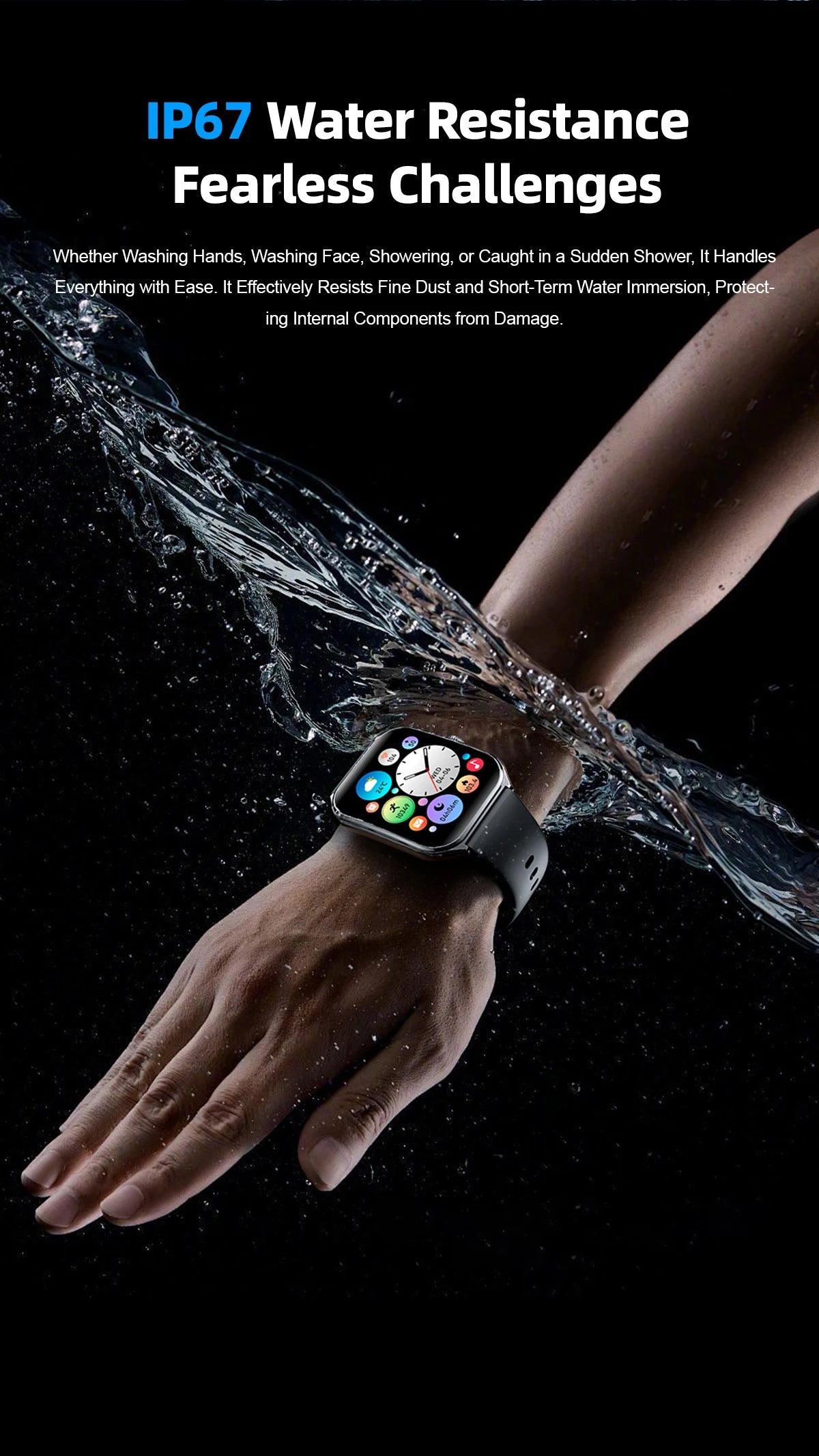 Ultra Thin Smart Watch with AMOLED Display and Call Reminder - Smarsty