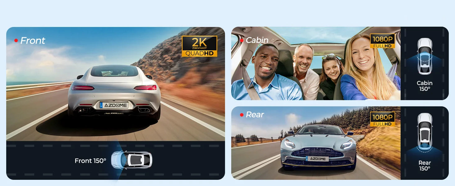 4K Dash Cam With GPS And Superior Night Vision Parking - Smarsty