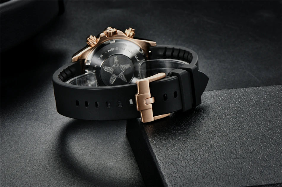 PAGANI DESIGN Men's Waterproof Chronograph Quartz Watch - Smarsty