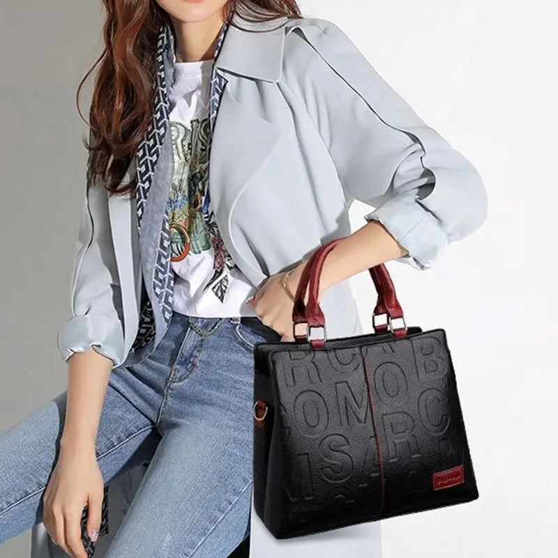 PU Leather Crossbody Bag for Women Large Capacity Travel - Smarsty