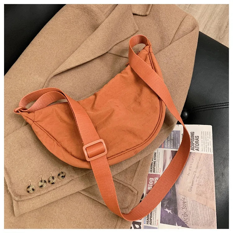 Casual Nylon Crossbody Bag for Women Large Capacity - Smarsty