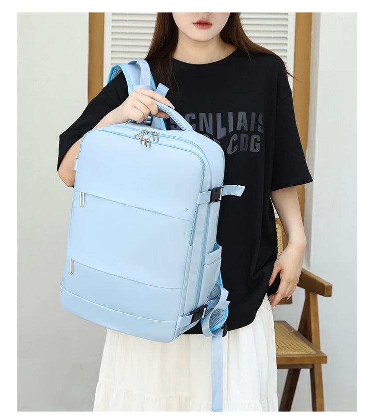 2025Men Women's Bag Large Capacity Journey Multifunction Backpack With Shoe Storage Multilayer Dry And Wet Separation Waterproof