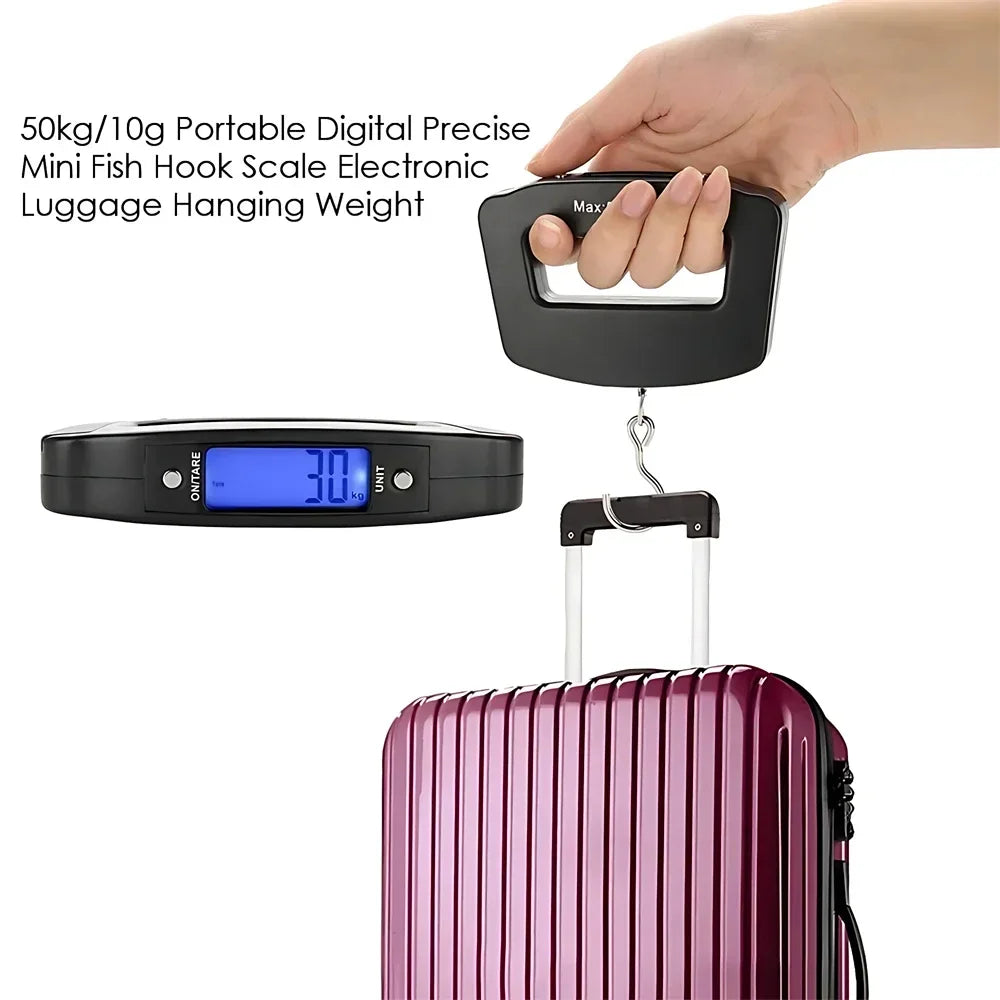 Digital Luggage Scale with Backlit Display for Travel - Smarsty