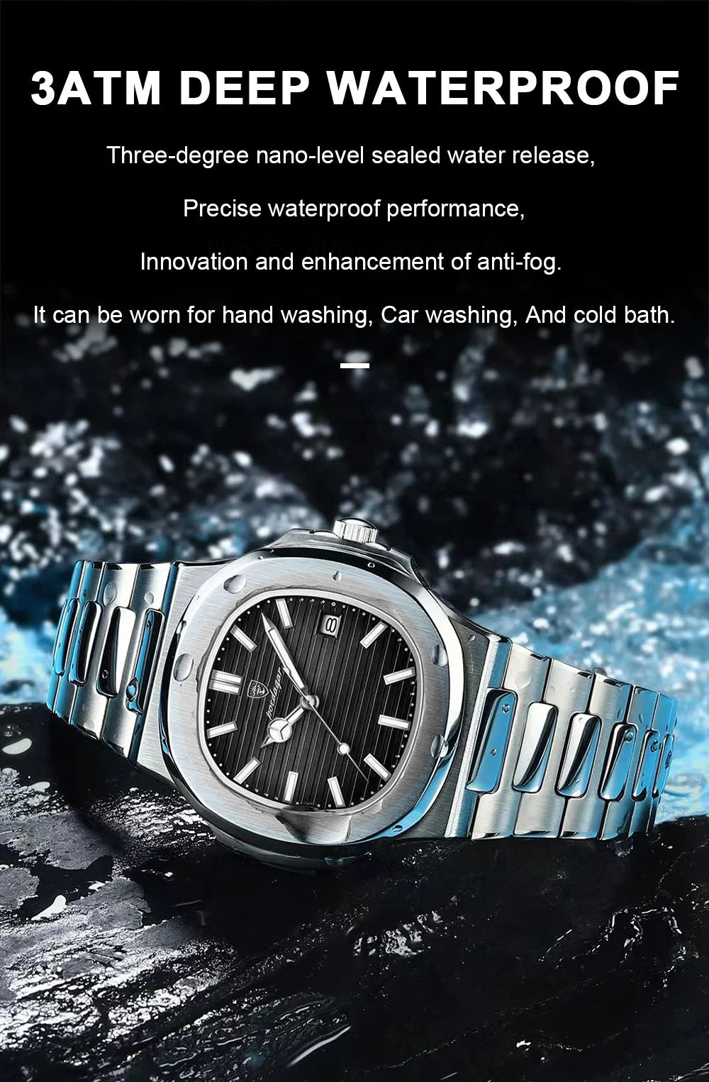 Luxury Waterproof Quartz Men Watch with Luminous Dial - Smarsty
