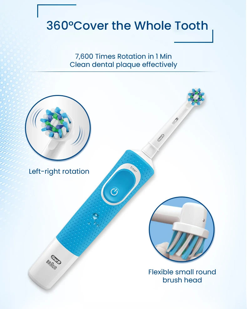 Oral B D100 Electric Toothbrush for Deep Cleaning - Smarsty