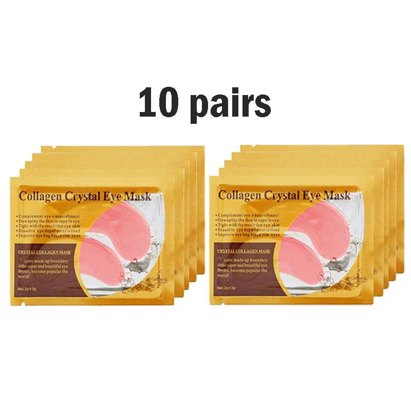 Gold Collagen Crystal Eye Masks for Dark Circles and Puffiness - Smarsty