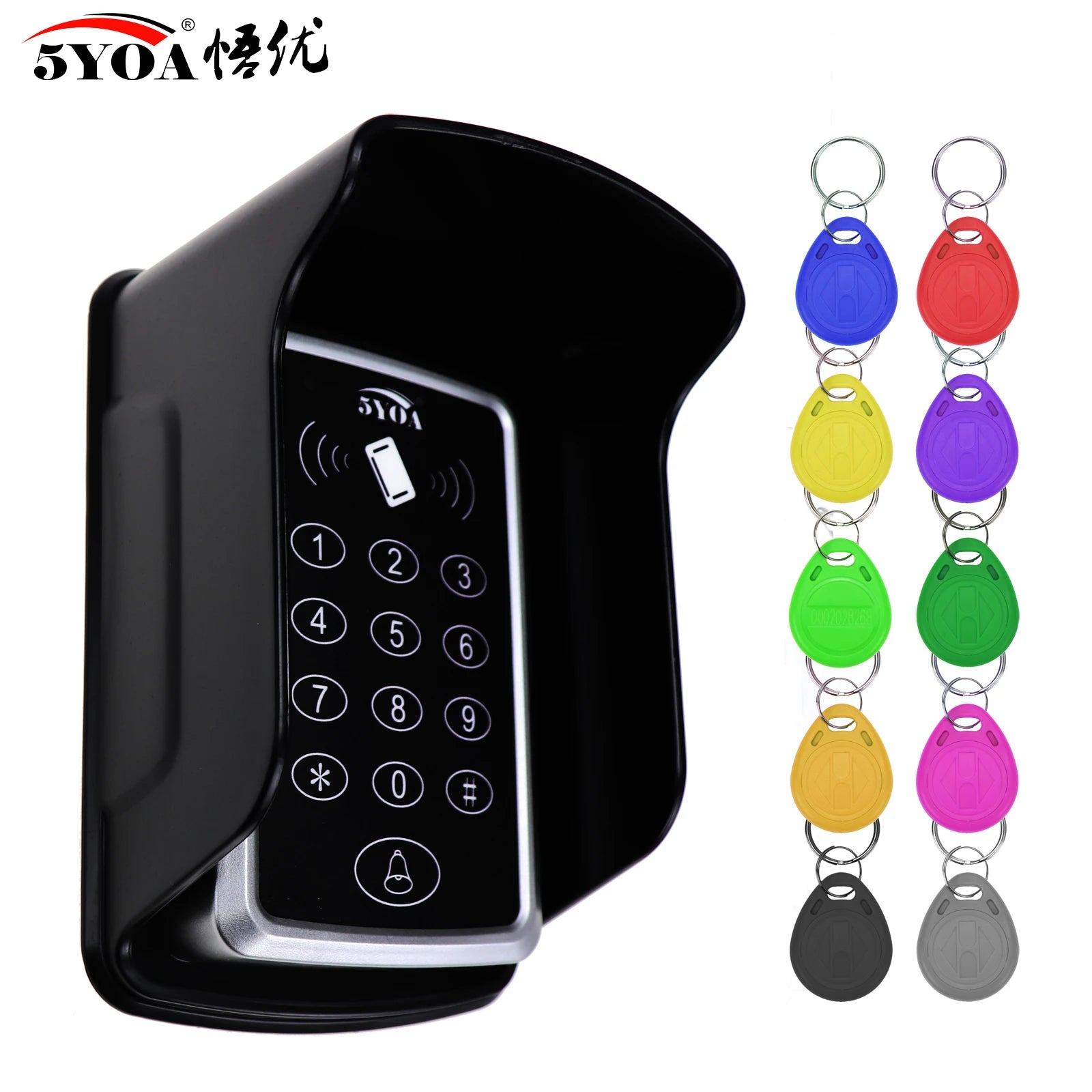 RFID Keypad Access Control System with Waterproof Cover - Smarsty