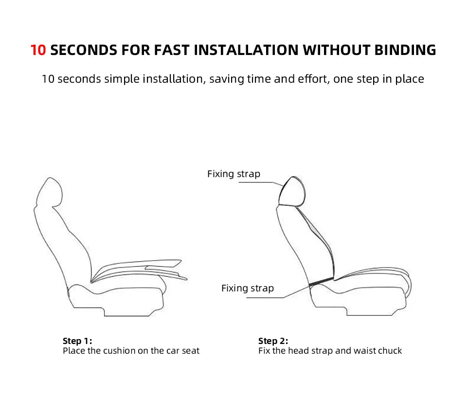 Car Seat Cooling Cushion With USB Powered Fan Three Speed - Smarsty