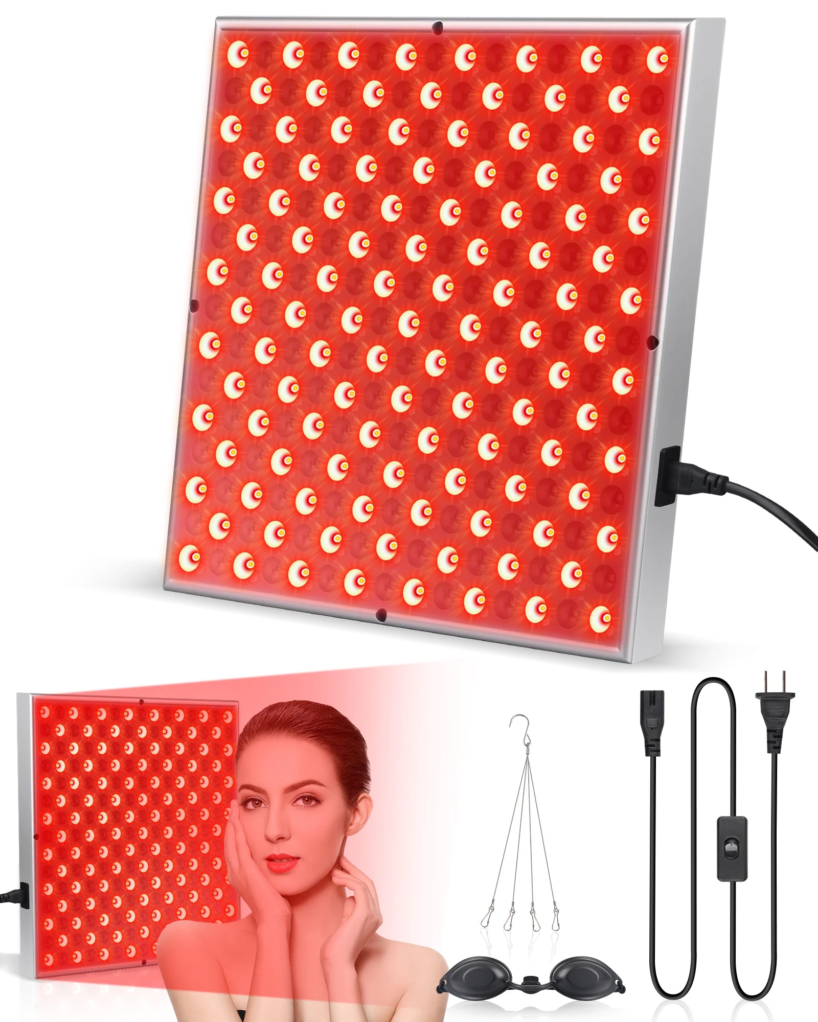 LED Red Light Therapy Panel for Anti Aging Skin Care - Smarsty