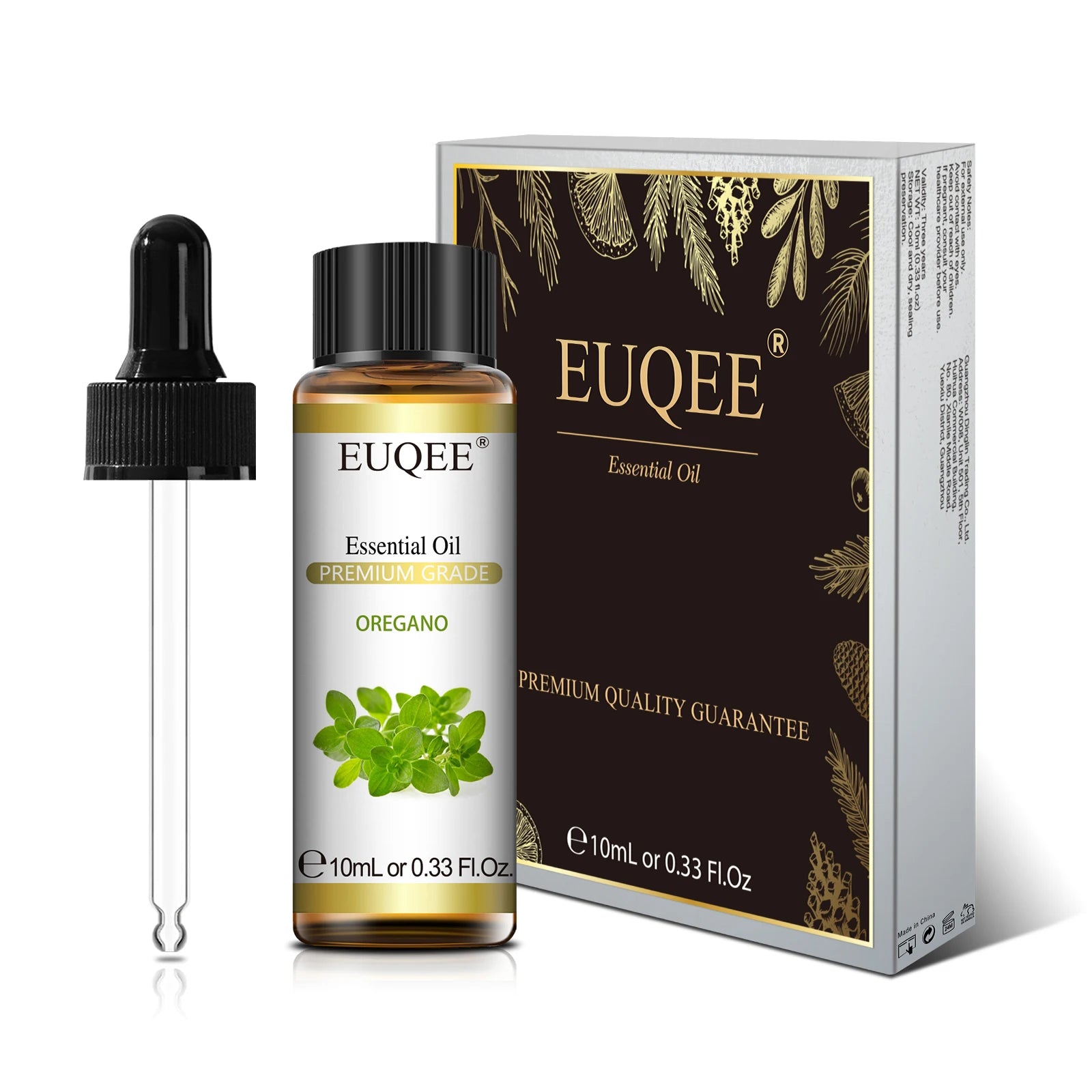 EUQEE 10ml Pure Natural Essential Oil Lavender Jasmine Eucalyptus Vanilla Sandalwood Sweet Orange Lemon Oregano Neroli Fragrance - Smarsty