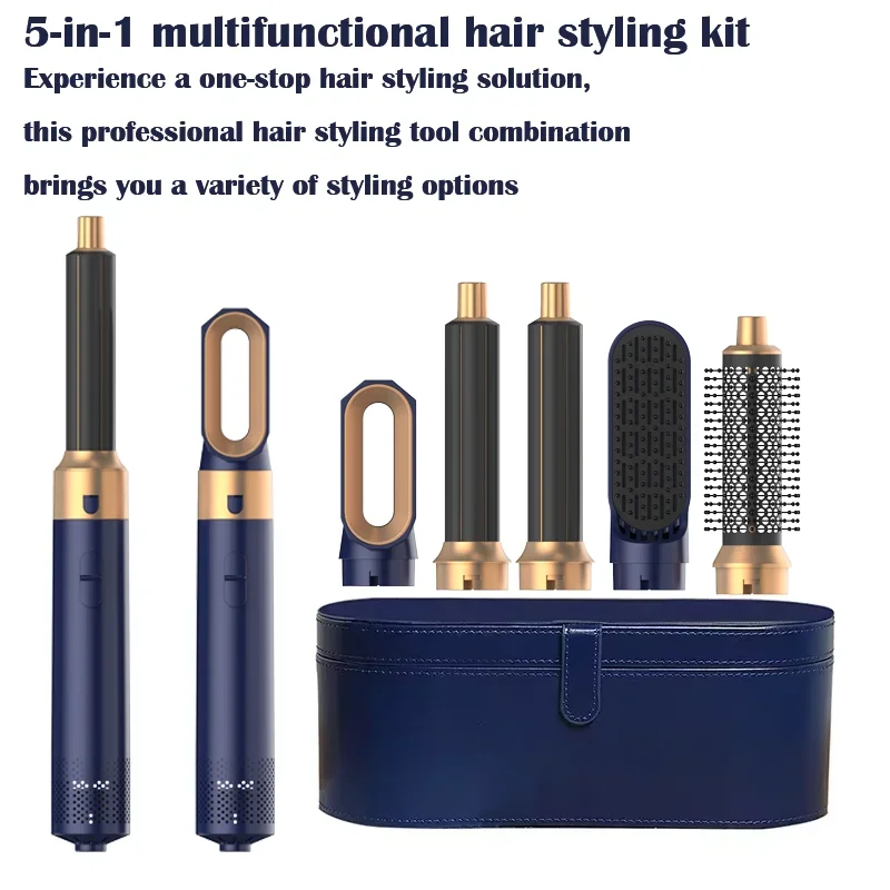 5 In 1 Hair Dryer Hot Air Comb For Styling - Smarsty