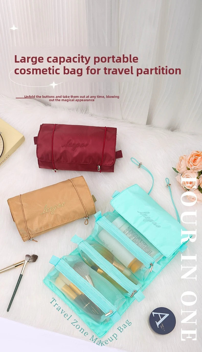 Transparent Cosmetic Bag Travel Organizer For On The Go - Smarsty